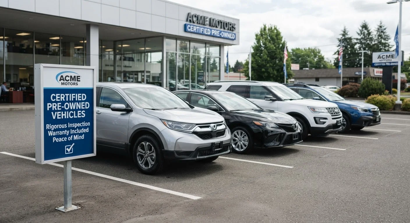 Certified Pre-Owned Programs: What the Label Actually Guarantees