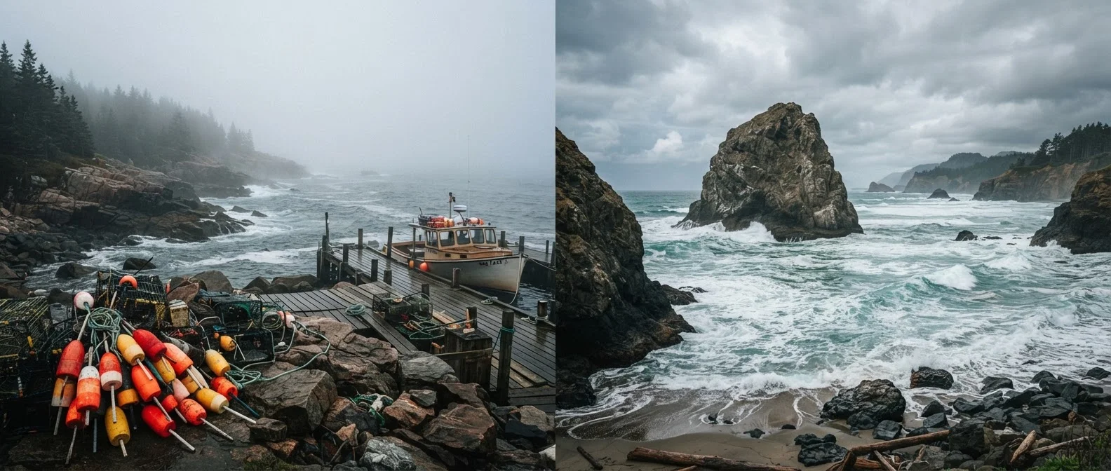 Coastal New England vs. the Pacific Northwest: Two Very Different Shoreline Escapes