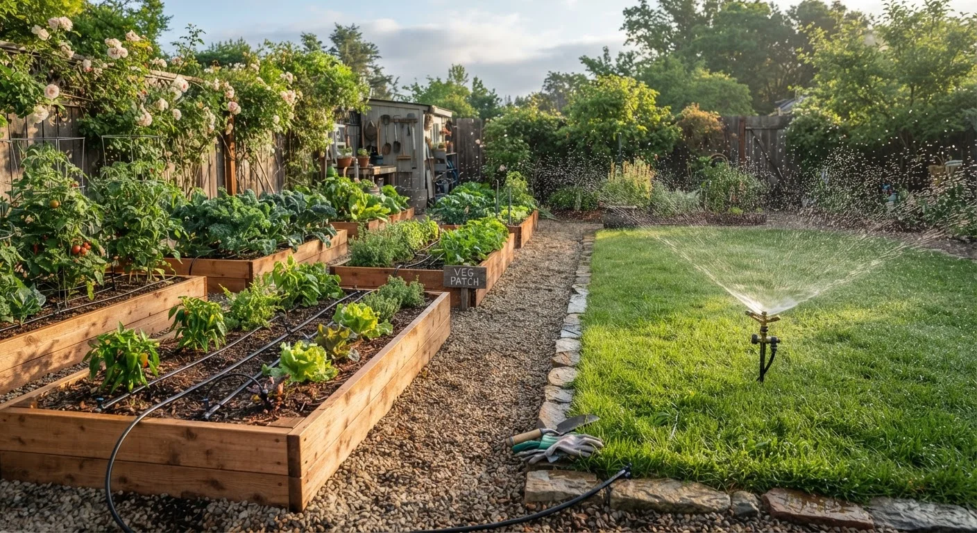 Drip Irrigation vs. Sprinkler Systems for Home Gardens