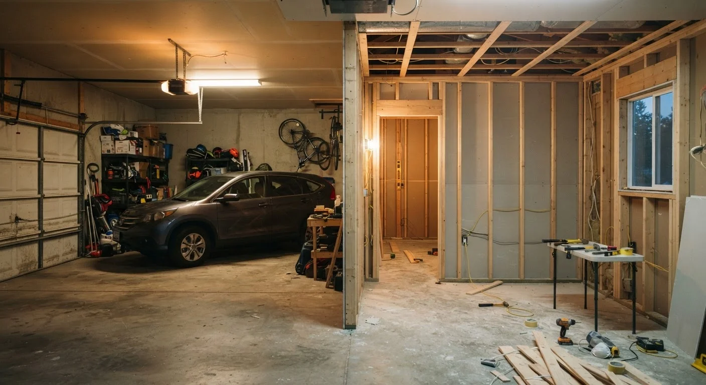 Garage Conversion Considerations: Space Gained vs. What You Give Up