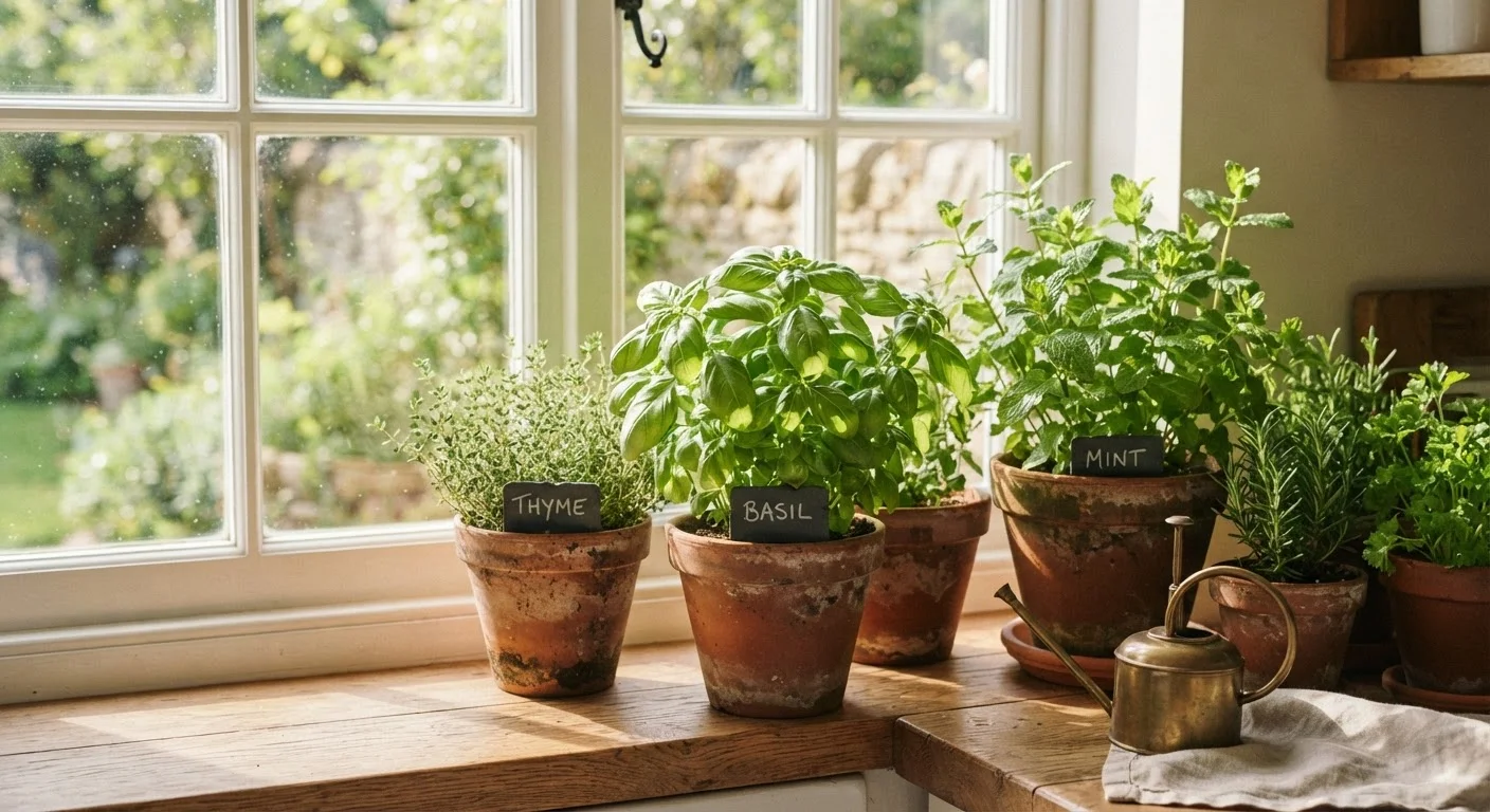 Growing Herbs Indoors: Light, Containers, and Realistic Expectations
