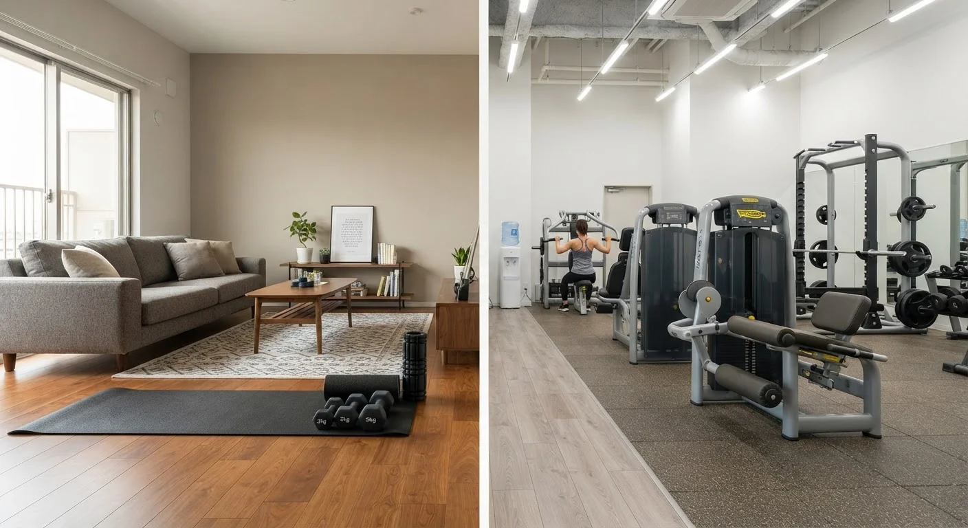 Home Workouts vs. Gym Memberships: What You Actually Give Up or Gain