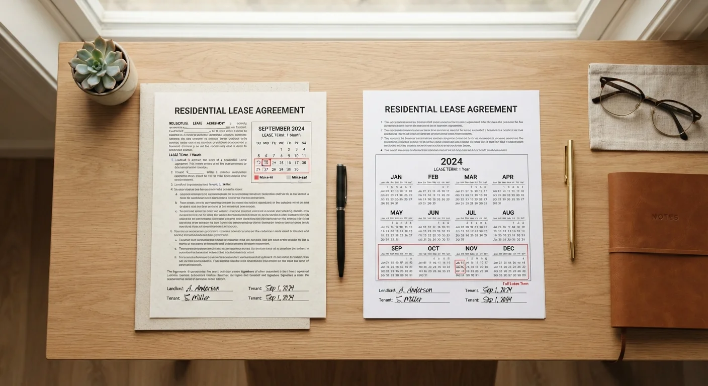 Month-to-Month vs. Fixed-Term Lease: What Changes for Renters