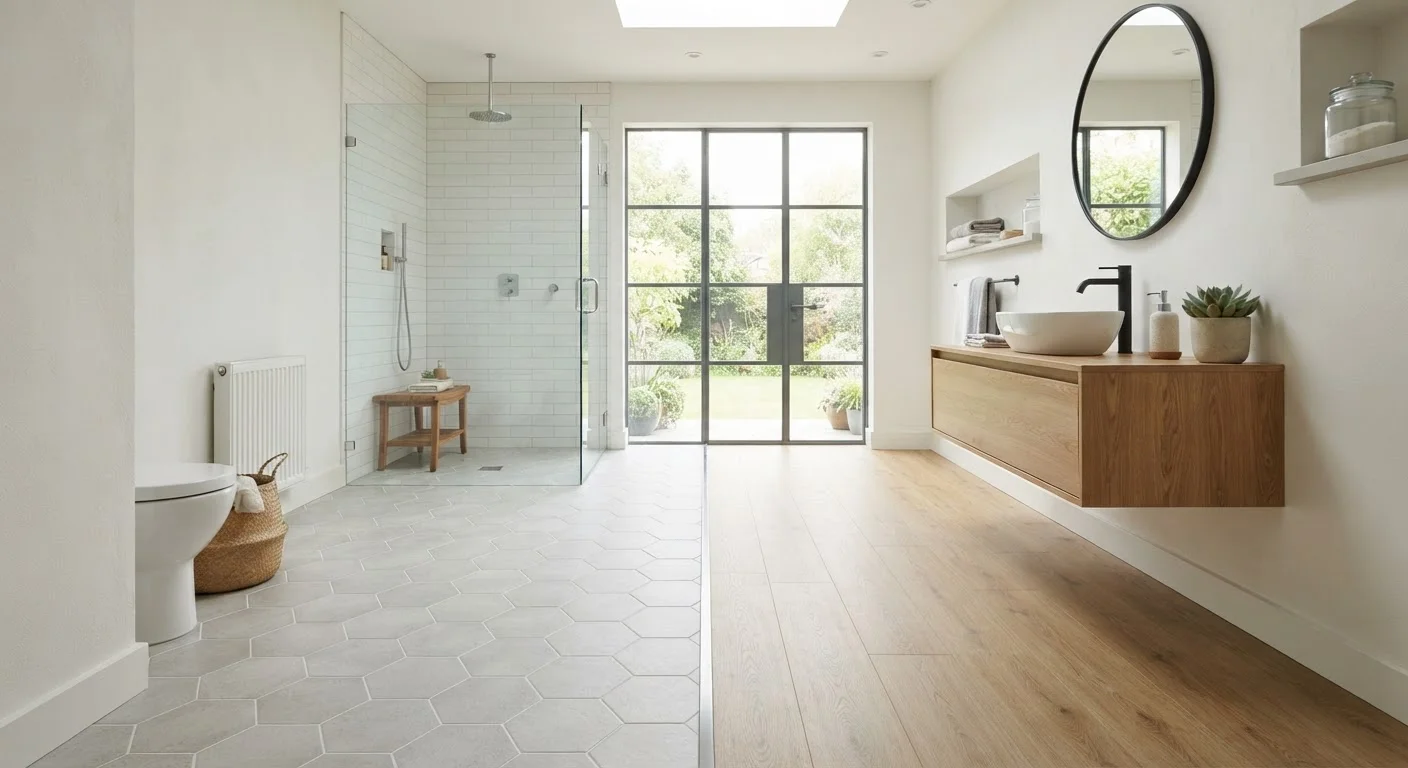 Tile vs. LVP in Wet Areas: A Practical Look at Bathroom and Laundry Flooring