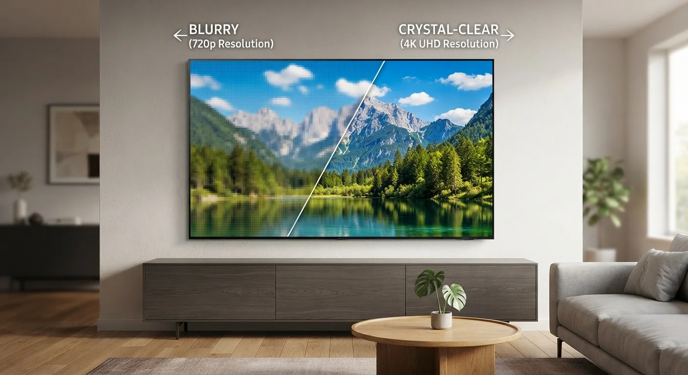 TV Resolution Explained: SD, HD, 4K, and 8K in Plain English
