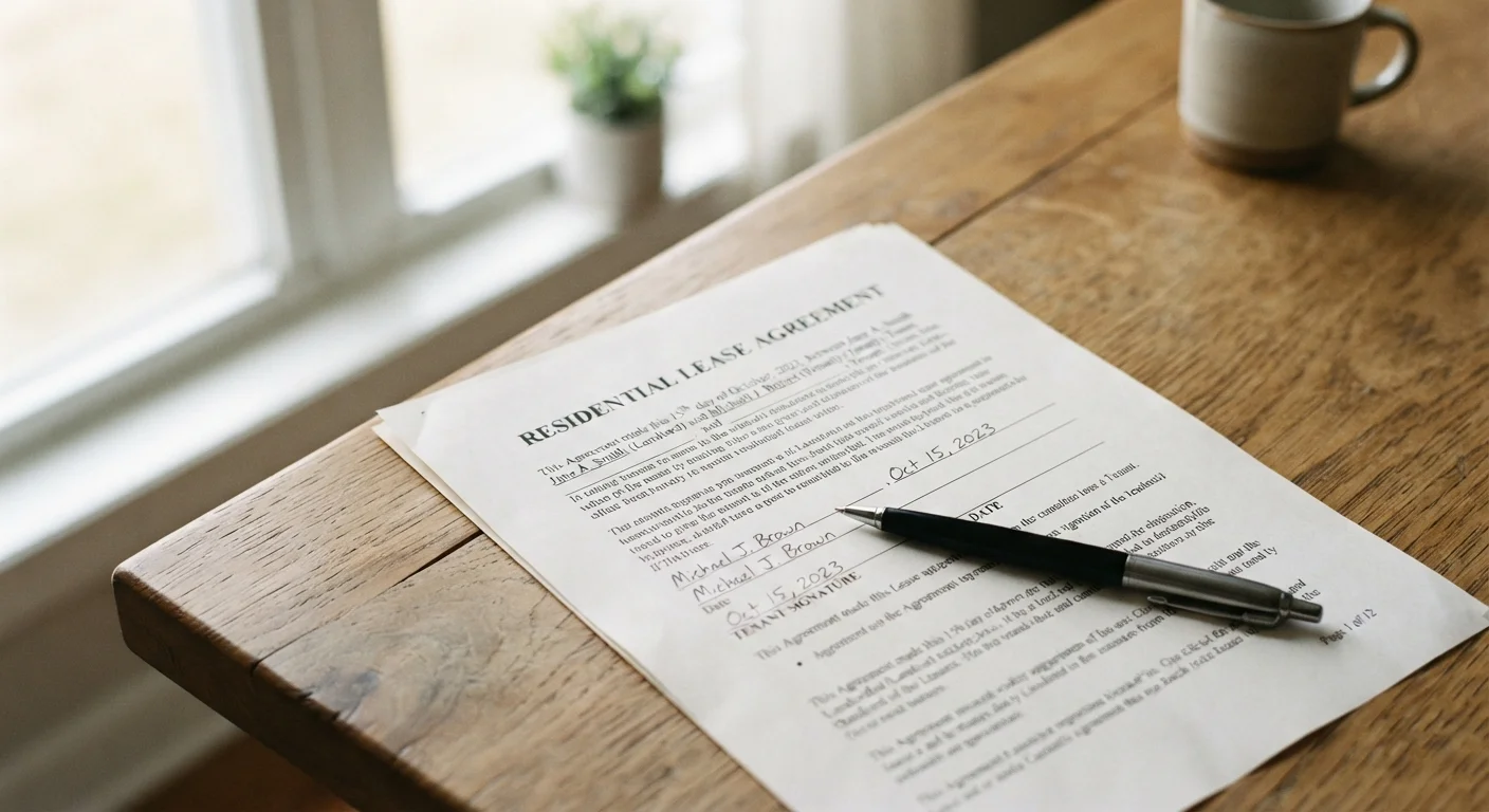 What a Lease Agreement Actually Says — and Why It Matters